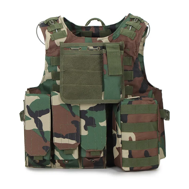 Tactical Camouflage Vest Outdoor Combat Vest Equipment Safety Vest