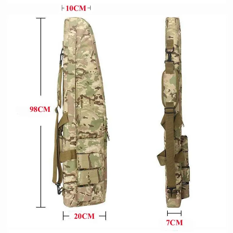 Multi Functional 1 Meter Diagonal Outdoor Camouflage Gun Bag 120cm Egg Cotton Bag
