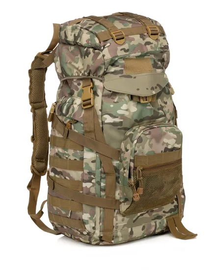 60L Emr Camouflage Backpack for Camping Mountaineering Tactical Attack Backpack
