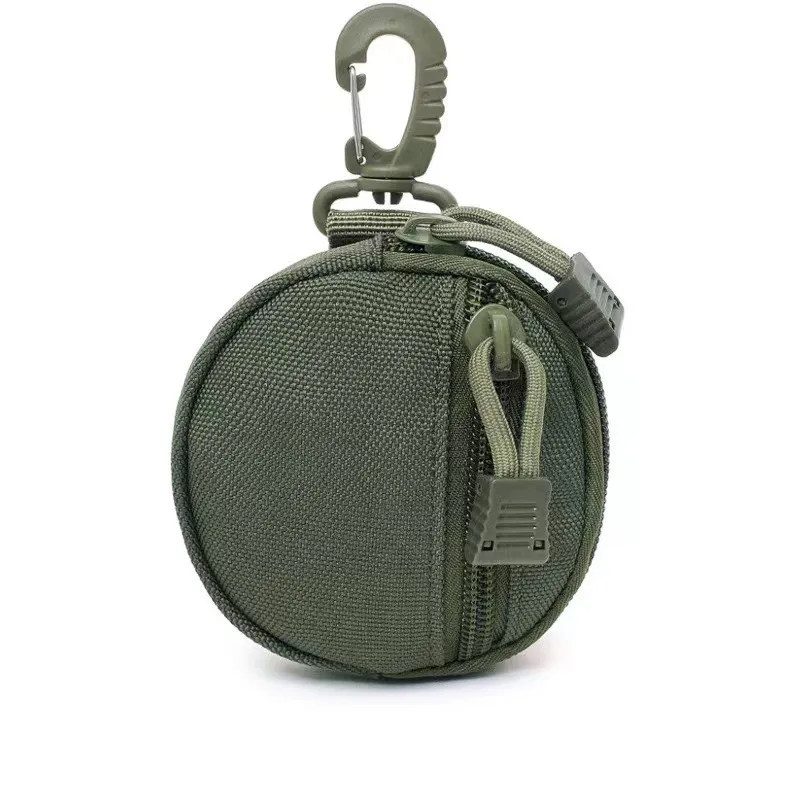 Outdoor Round Bag Triangular Buckle Circular Parts Earphone Bag