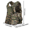 Tactics Anti War Steel Wire Vest with Python Pattern Camo Molle Vest Factory Direct Sales