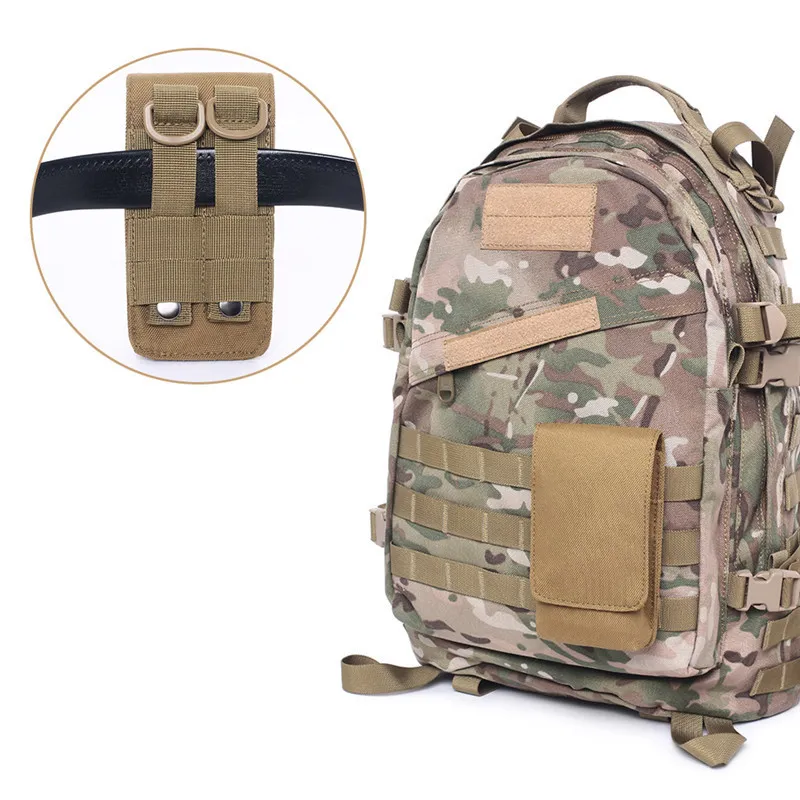6-Inch Mobile Phone Bag with Multifunctional Accessories Waist Bag Outdoor Leisure Tactical Crossbody Bag