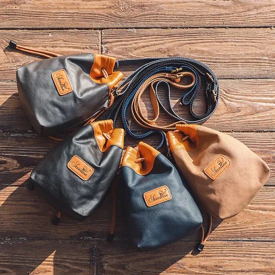 Retro Waterproof SLR Storage Bag with Wear-Resistant Sealing Inside Photography Lens Manufacturer Camera Bags
