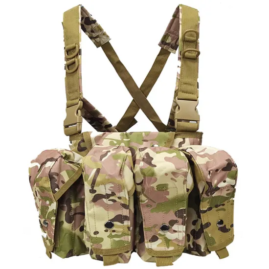 Ak Belly Bag Tactical Vest Field Camo Combat Vest Molle Multi Functional Vest Tactical Equipment