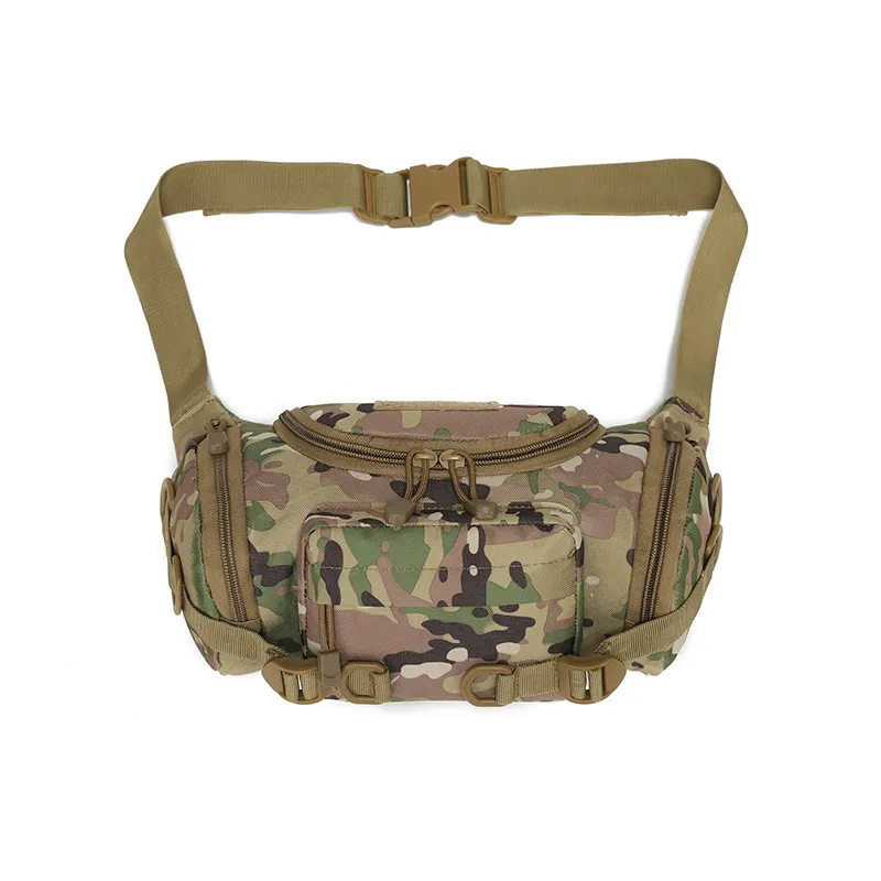 New Waist Pack Outdoor Training Camouflage Tactical Small Anti Splash Mountaineering Bag