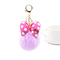 New Color Rex Rabbit Leopard Bow Bag Keychain Fashion Plush Car Hanging Manufacturers