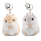 Custom Small Pop Kawaii Hamster Plush Keychain Key Chain