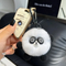 New Soft and Cute Rabbit Red Panda Pendant Personalized Rabbit Hair Car Keychain