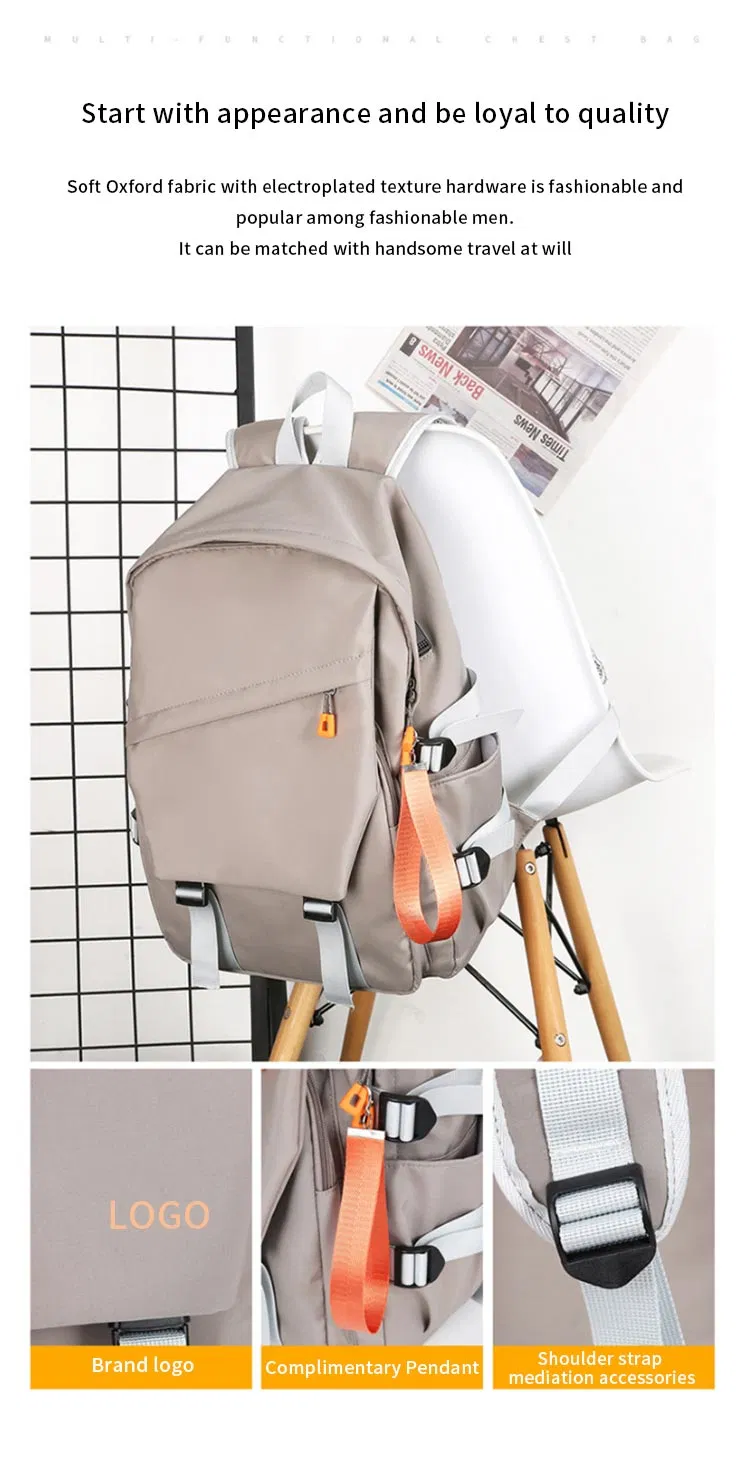 New Men&prime;s Business Girls Leisure Travel Bags Student School Computer Laptop Backpack