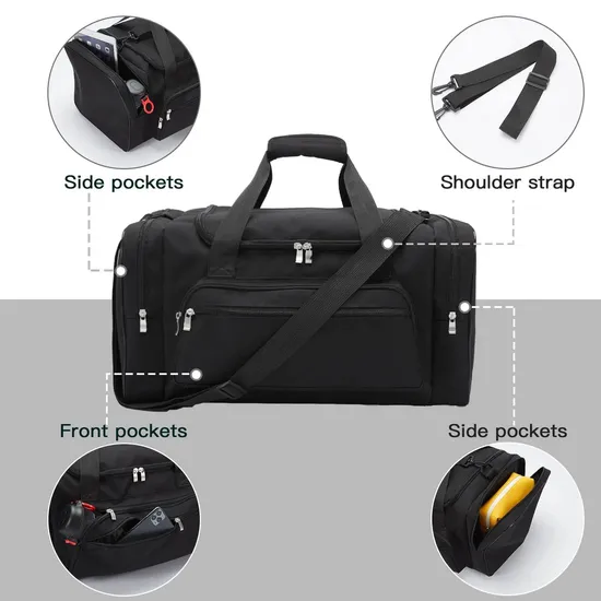 Custom Print Logo Travel Bag Outdoor Sports Waterproof Duffel Oxford Gym Bags
