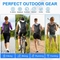 Hydration Backpack with 70oz Water Bladder 2 Waist Pouch Water Pack Lightweight Nylon Hydration Pack for Hiking Camping Cycling