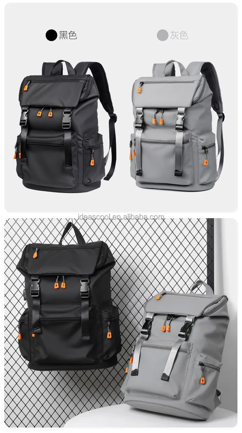 Men&prime;s Backpack Business Casual Large Capacity Travel Bag Computer Backpack School Student Schoolbag