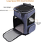 Custom Pet Carrier Strap Foldable Travel Backpack with Internal Seat Belt
