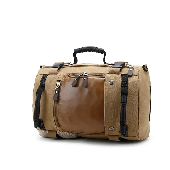 Factory Custom Canvas Bag Hot Sale Hiking Backpack 60L OEM Muntain Backpack