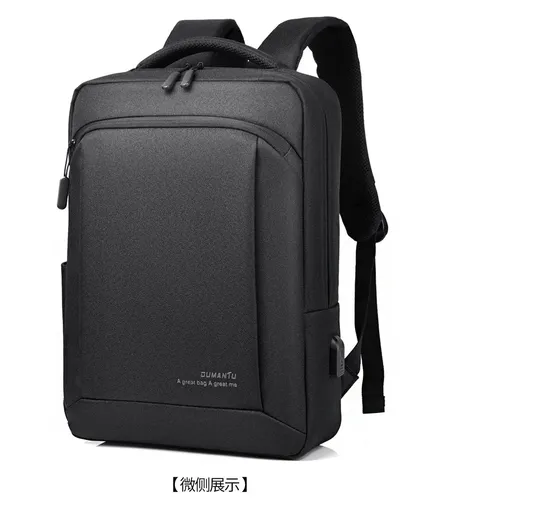 Wholesale Custom Logo Leisure Men Women Laptop Backpack with USB Charging Port