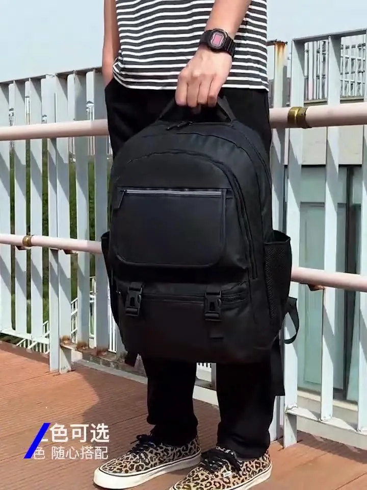 Casual Backpack Student Schoolbag College Style Convenient Backpack Large Capacity Schoolbag Custom