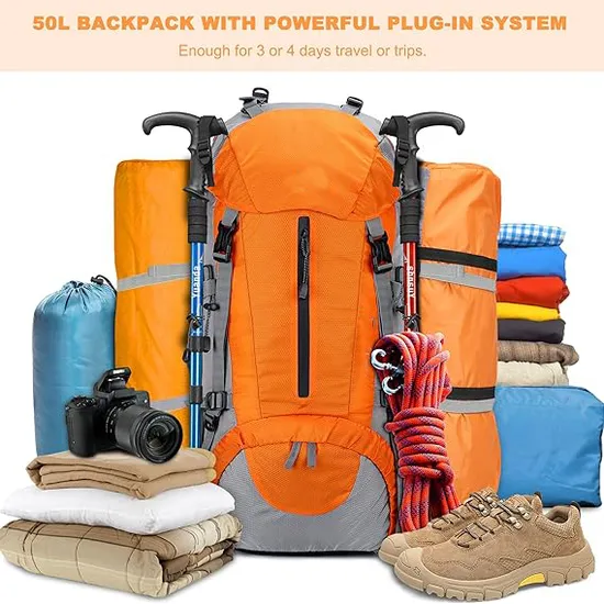OEM Custom High Quality Waterproof Outdoor Multifunction Camping Backpack for Travelling Hiking Backpack Camping Bag
