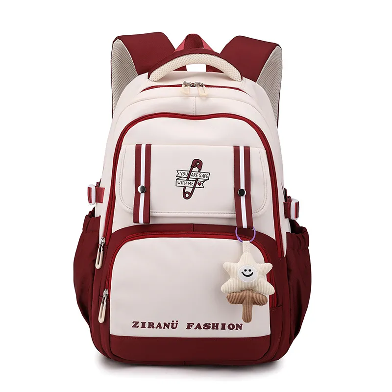 New Backpack for Junior High School Girls with Large Capacity Backpack