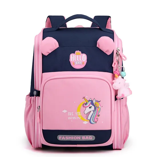 New Backpack for Elementary School Students in Grades 1-6 Boys and Girls Lightweight Spine Protection Space Backpack