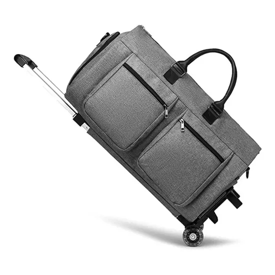 New Travel Handheld Rod Bag Business Travel Portable Clothing Bag Roller Belt Independent Shoe Storage Suit Bag