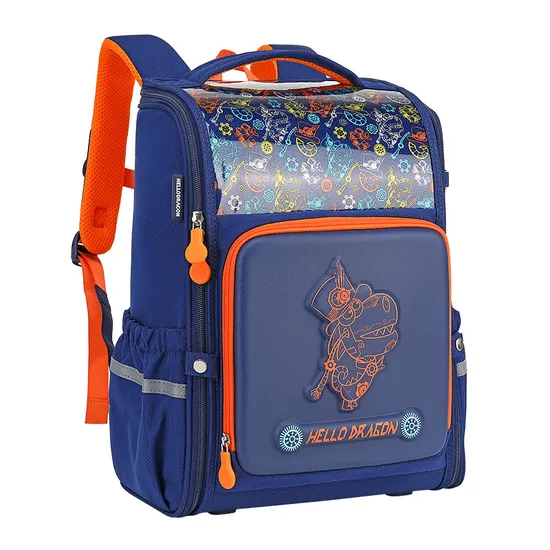 Primary School Student Backpack Protection and Load Reduction for Boys and Girls with Large Capacity and Lightweight Children′s Book Backpack