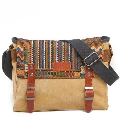 Ethnic Style DSLR Camera Bag Disassembly Inner Tank Photography Crossbody Bag Micro Monocular Cross Bag Drone Small Square Bag