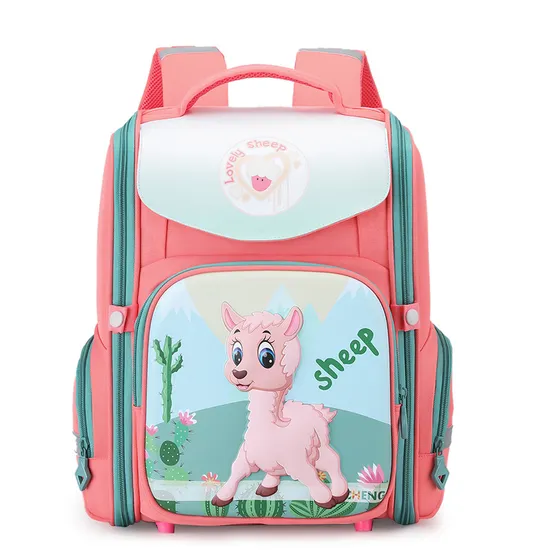 New Load Reducing Cartoon Student Backpack with Large Capacity Lightweight Backpack