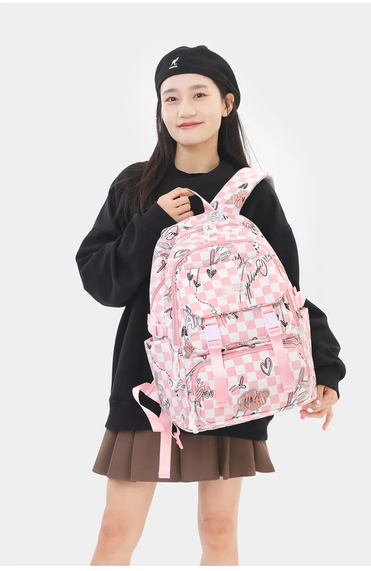 New Childrens Backpack Large Capacity Backpack for Junior High School Students in Grades Three to Six,