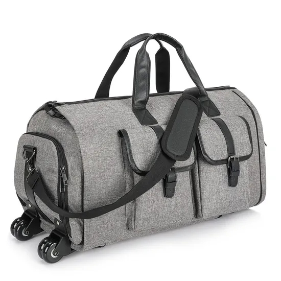 Hot Selling Travel Trolley Suit Bag Formal Carrying Crossbody Large Capacity Luggage Bag with Wheels