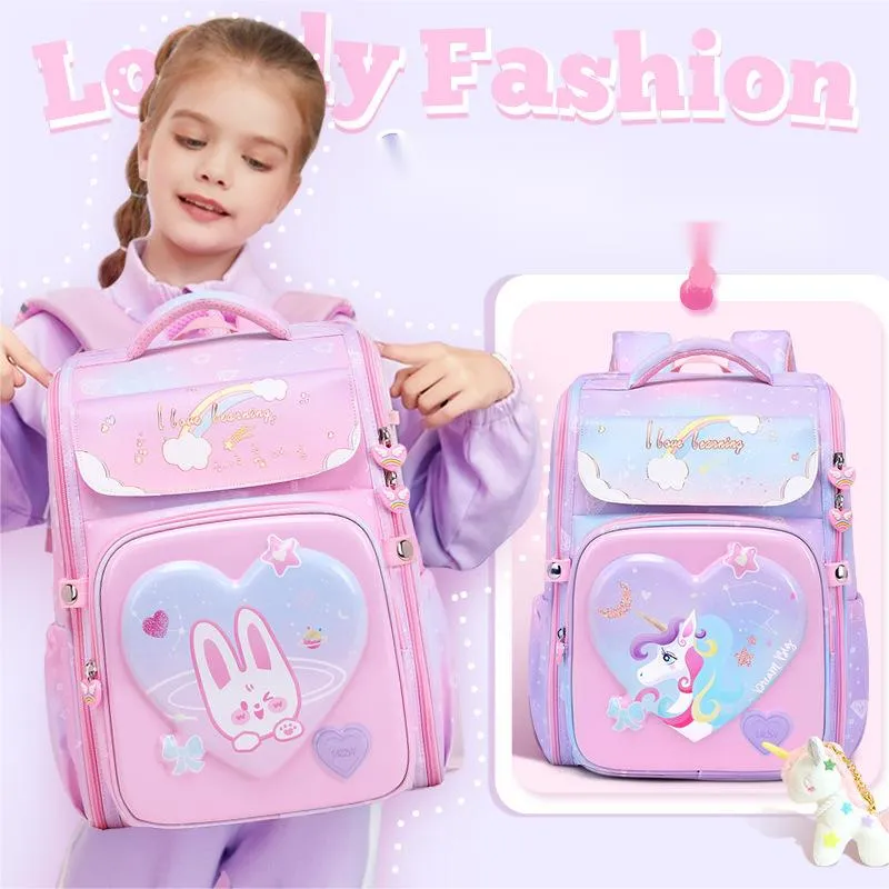 Factory Children&prime;s Primary School Student Spinal Protection Weight Reduction Oxford Cloth Anti Splashing Backpack