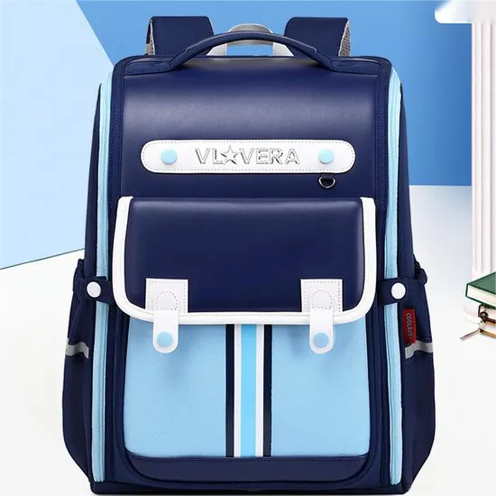 2024 New Children′s Primary School Backpack Oxford Cloth Spine Protection and Load Reduction Backpack