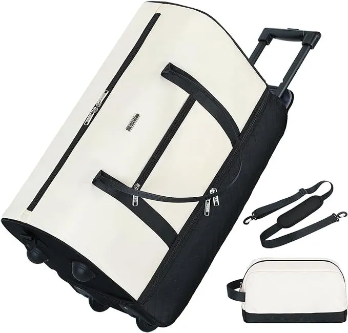Men&prime;s Business Foldable Travel Bag Short Distance Travel Handheld One Shoulder Waterproof Multi Functional Pull Rod Suit Bag Cross Border