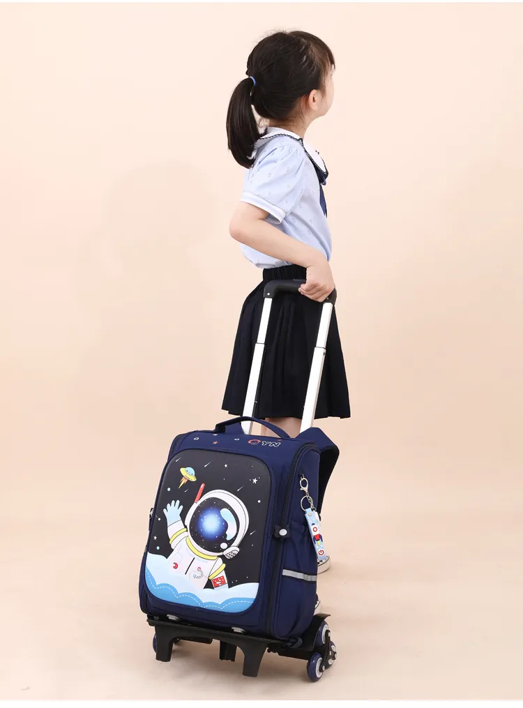 New Backpack Small Size Primary School Students 1-3 Grades Spinal Protection and Load Reduction Cross Border Trendy Popular Backpack