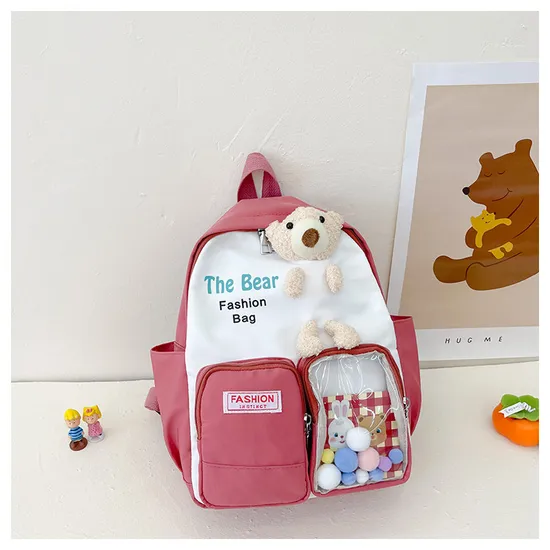New Children′s Backpack Cartoon Backpack Breathable and Wear-Resistant Backpack