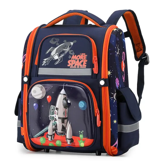 2024 New Kindergarten Children′s Backpack School Student Load Reduction and Spinal Protection Cartoon Unicorn Backpack