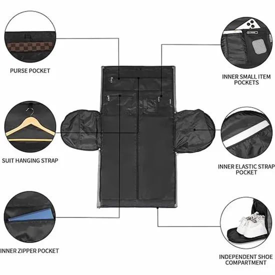 Wholesale Business Travel Suit Luggage Bag Outdoor Travel Rod Clothing Storage Bag