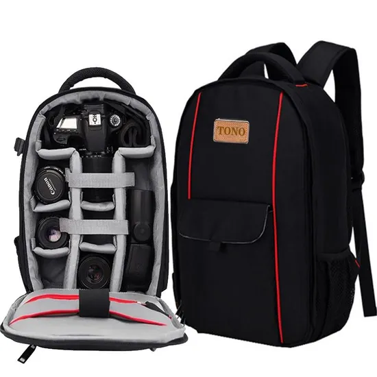 SLR Camera Bag Double Shoulder Micro Single Professional Photography Backpack Multi Functional Large Capacity Camera Bag