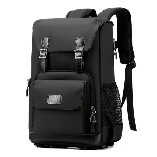 Large Capacity Shoulder Photography Backpack Vintage Canvas Camera Backpack Drone 17 Inch Computer Backpack