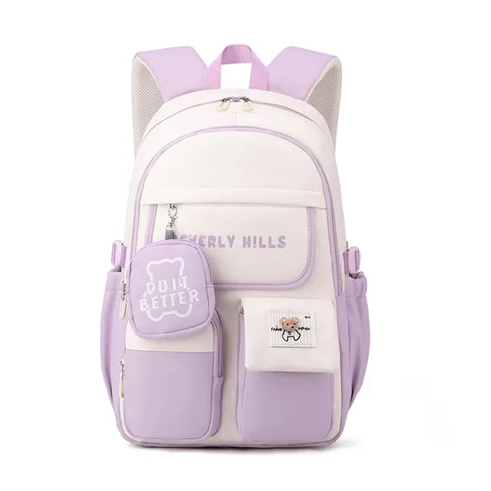 2024 New Children′s School Backpack Lightweight Primary School Girls Shoulder Backpack