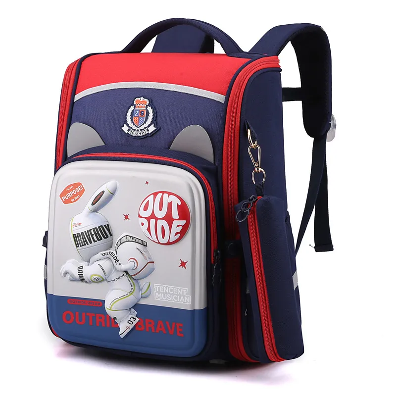 New Backpack for Elementary School Students in Grades 2-5 Boys and Girls Lightweight Spine Protection Backpack