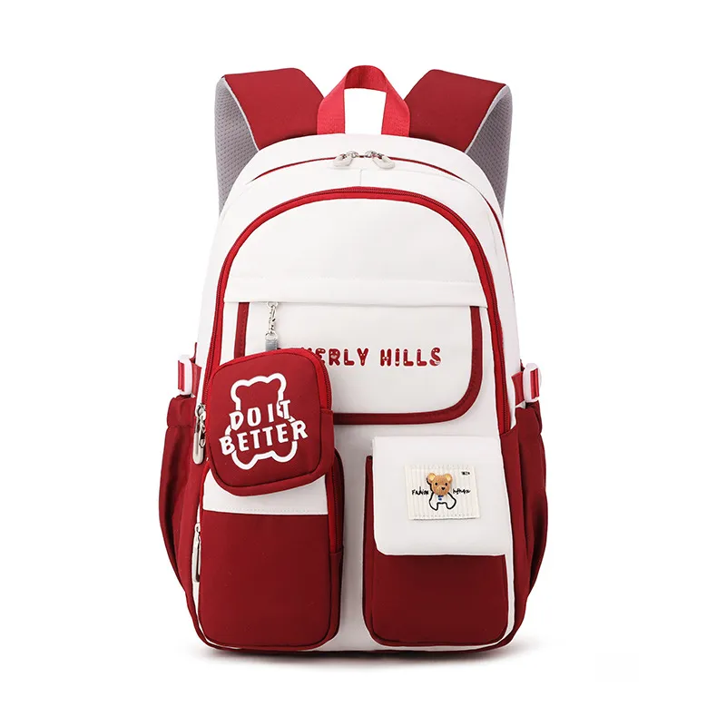 2024 New Children&prime;s School Backpack Lightweight Primary School Girls Shoulder Backpack