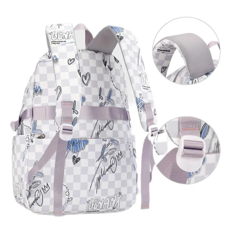 New Childrens Backpack Large Capacity Backpack for Junior High School Students in Grades Three to Six,