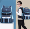 New Children′s Backpack for Primary School Students Lightweight Large Capacity British Style Student Backpack