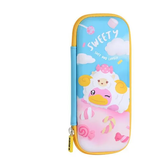 Stationery Bag 3D Pen Bag Cute Stress Relieving Soft Pen Bag Large Capacity Stationery Box Pencil Pouch