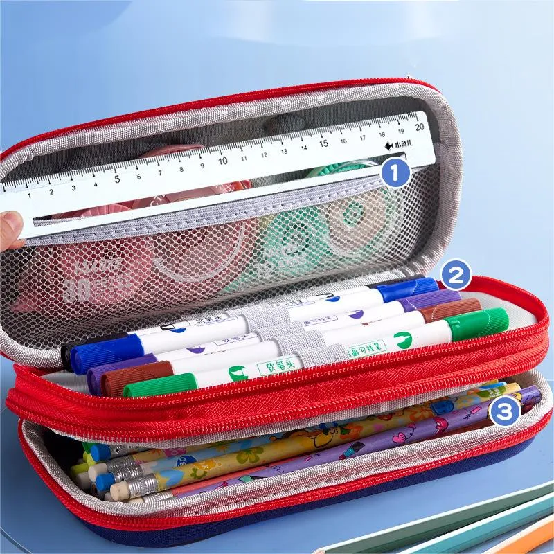 Elementary School Pencil Case Stationery Box Children&prime;s Pencil Case Pencil Pouch