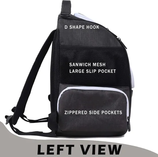 Frisbee Golf Discgolf Backpack Discs Huck Pack Multi-Functional Dividers Tactical Grip Disc Golf Backpack