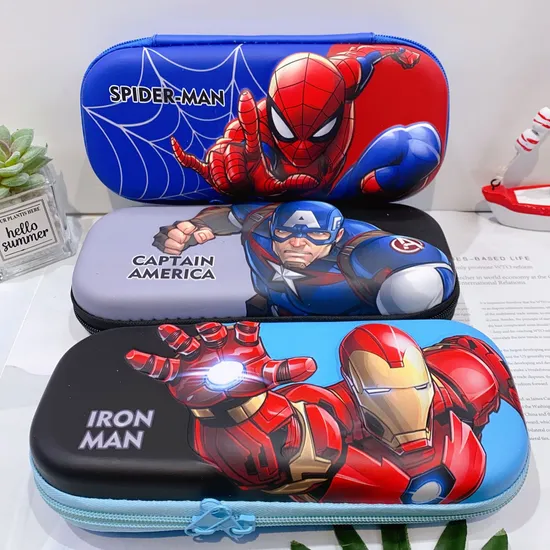 New 3D Pencil Case Double-Layer Primary School Student Large Capacity Stationery Bag Pencil Case