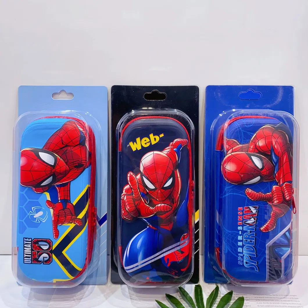New 3D Pencil Case Double-Layer Primary School Student Large Capacity Stationery Bag Pencil Case