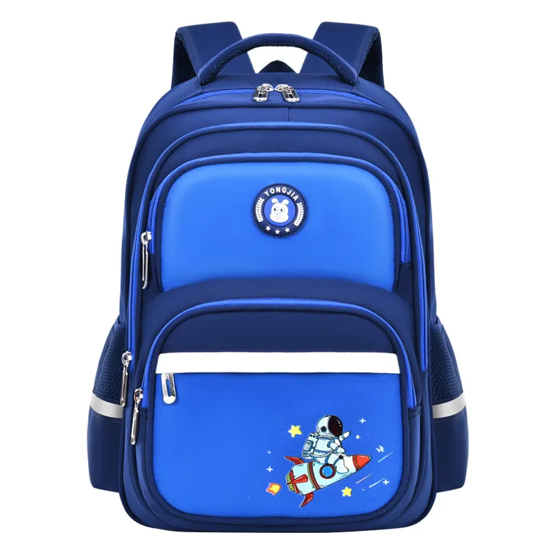 Waterproof Cartoon New Elementary School Boys and Girls Backpack Weight Reduction Astronaut Backpack