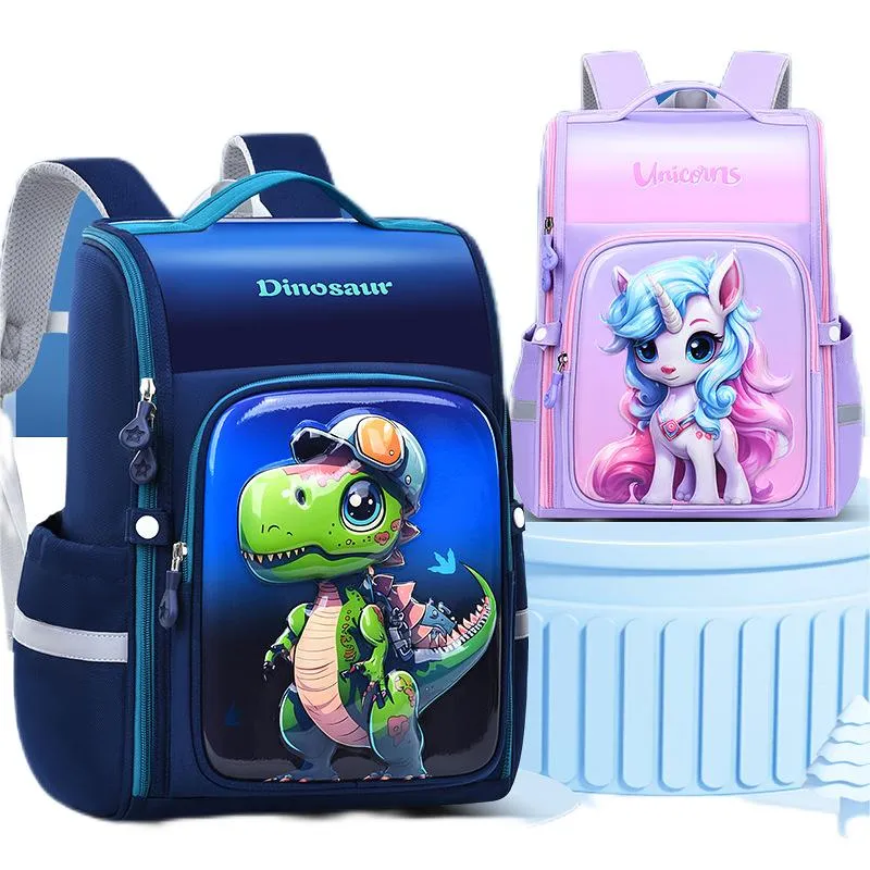 2024 New Stamping Craft Astro Love Elementary School Cartoon Backpack